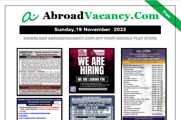 Uzbekistan Job Vacancy in Asiapower office