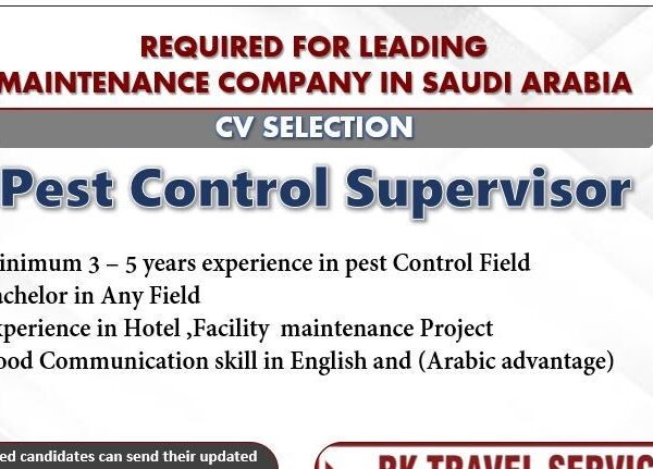 CV Selection Job for Saudi Arabia