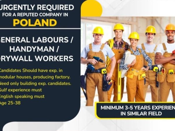 General worker job in Poland