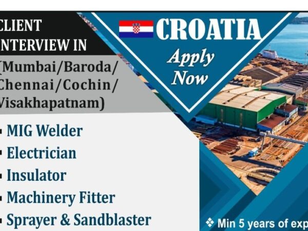 Croatia job Vacancy for Indian in Transasia office