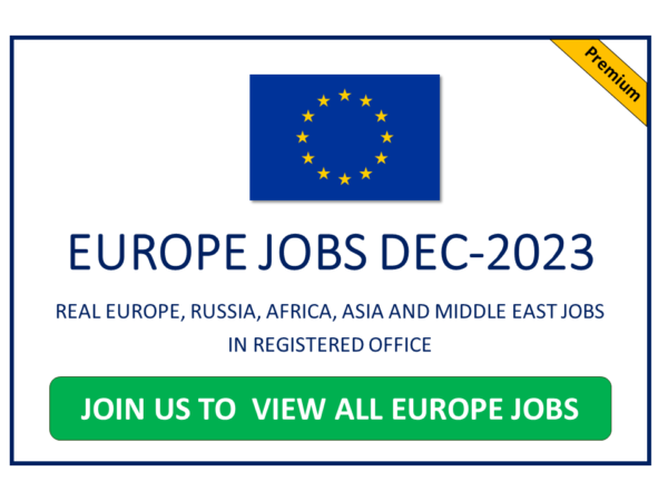 EUROPE JOB DEC-2023 FOR INDIAN JOB SEEKER IN REGISTERED OFFICE