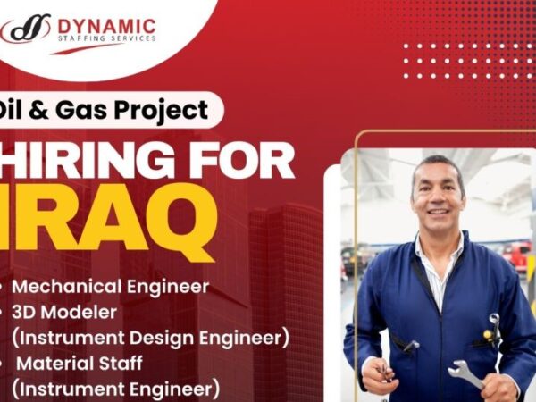 Iraq Job Vacancy for Indian for Oil and Gas project