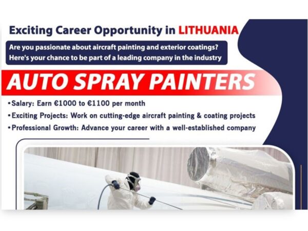 Spray Painter Job Vacancy for Europe Lithuania
