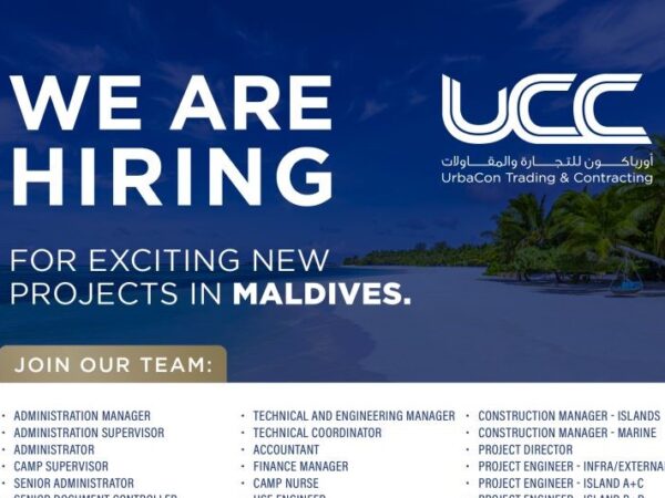 UCC Company Jobs for Maldives