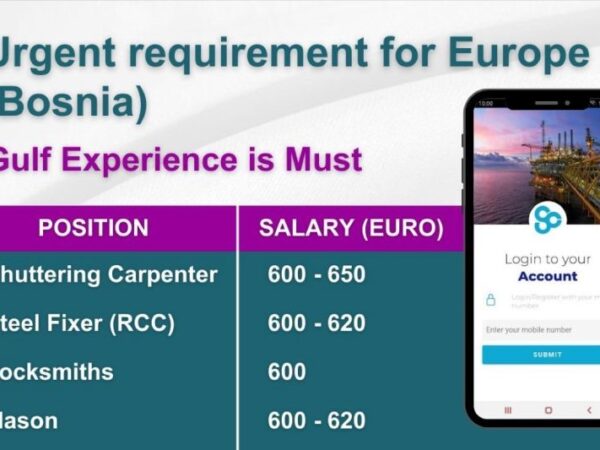 jobs in bosnia for indian in shella consultants office