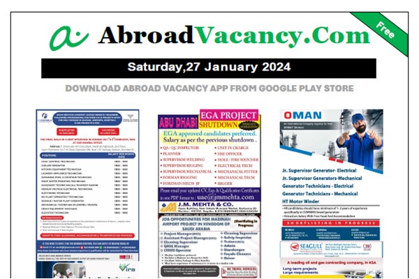 Bin Laden Group of Company Jobs for Saudi Arabia