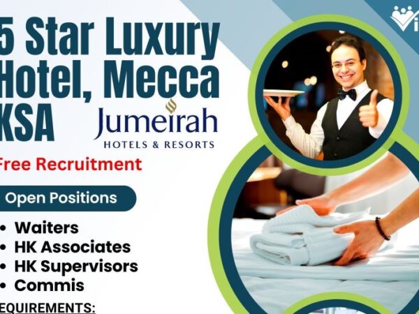 Jumeirah Hotel Jobs for Mecca
