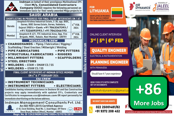 CCC Company Jobs for Saudi Arabia